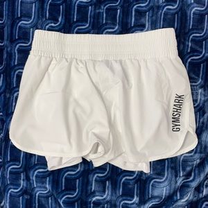 White gymshark shorts, Pulse Collection